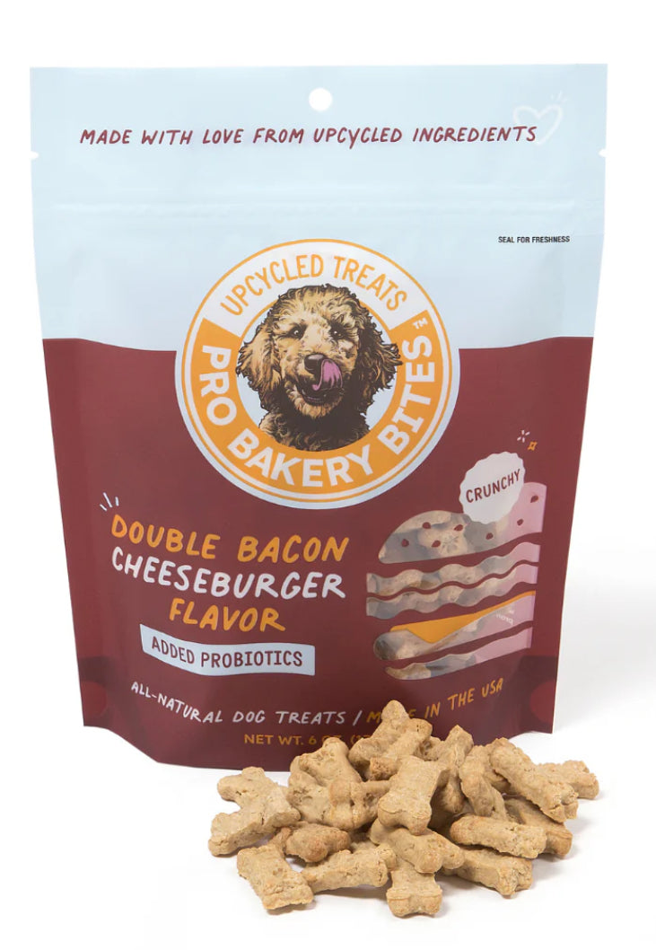 Pro Bakery Bites Crunchy - Double Bacon Cheeseburger 6oz