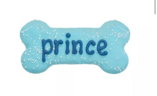 "Prince" Decorated Cookie Dog Treat 2.26 oz