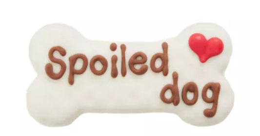 "Spoiled Dog" Decorated Cookie Dog Treat 2.4 oz