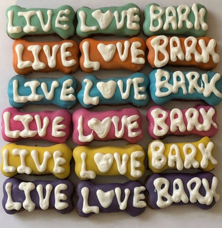 Live, Love, Bark Mini Bones(Each Piece)